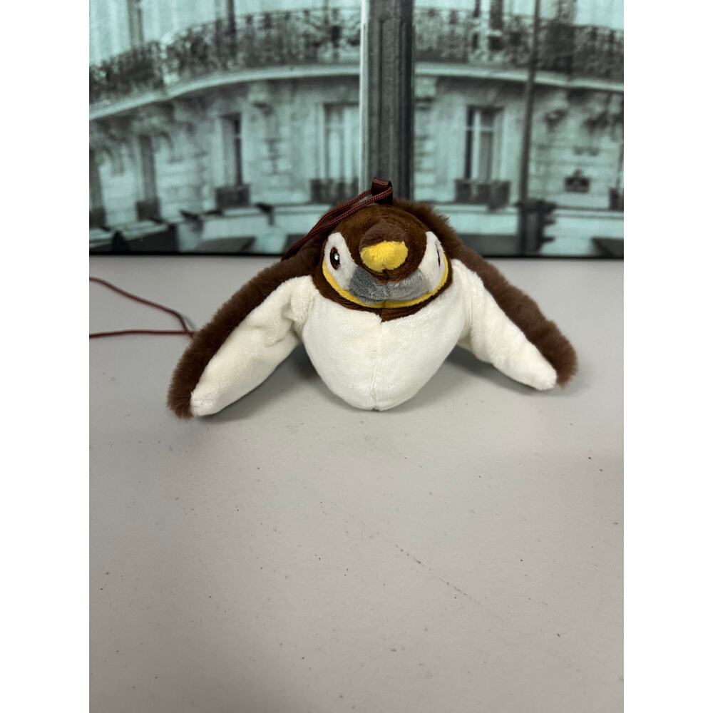 USB Interactive Flying Sparrow Cat Toy Electronic Simulation Bird Plush Pet Toy